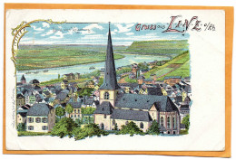 Gruss Aus Linz Am Rhein Germany 1898 Postcard - Linz A. Rhein