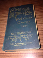 1924 CATALOGUE DE TIMBRES POSTE MONDIAL YVERT ET TELLIER CHAMPION - Autres & Non Classés