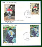 Wallis & Futuna FDC N° PA 110 /1 Picasso & Cézanne 1981 - FDC