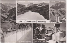 SUISSE,HELVETIA,SWISS,SWITZERLAND,SCWEIZ,SVIZZERA, VALAIS,HEREMENCE,barrage ,grande Dixence,PHOTO MONTAGE - Hérémence