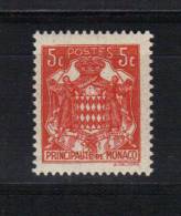 Monaco Timbres De 1937/39  N°157  Neuf ** Parfait - Ungebraucht