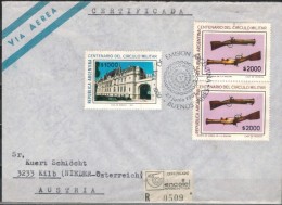 ARGENTINIEN 1980 - Luftpost Rekobrief Mit MiNr: 1512-1513 SStmp. - Brieven En Documenten