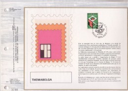 Carte Max CEF 1746 Themabelga - 1971-1980