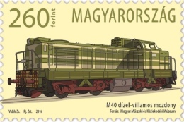 HUNGARY - 2016. 50th Anniversary Of The First M40 Locomotive/Train  Entered Service In Hungary MNH!! - Nuevos