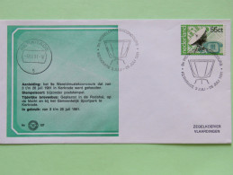 Netherlands 1981 Special Cover - World Music Contest - Dish Antena And Phone - Lettres & Documents
