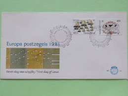 Netherlands 1981 FDC Cover - Music - Europa CEPT - Bells - Organ - Lettres & Documents