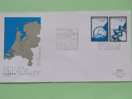 Netherlands 1982 FDC Cover - Europa CEPT - Map - Briefe U. Dokumente