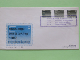 Netherlands 1983 FDC Cover - Nummers - Postal Strike Stamps - Lettres & Documents