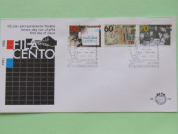 Netherlands 1984 FDC Cover - FILA-CENTO - Centenary Of Organized Philately - Scott B604 / B606 - Briefe U. Dokumente