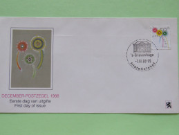 Netherlands 1988 FDC Cover - Flowers Or Fireworks - Greetings - Briefe U. Dokumente