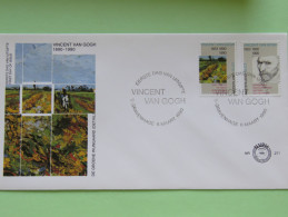 Netherlands 1990 FDC Cover - Van Gogh Paintings - Lettres & Documents