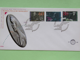 Netherlands 1991 FDC Cover - Nobel Prize - Chemistry - Physics - Peace - Lettres & Documents