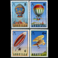 ANGUILLA 1983 - Scott# 542-5 Manned Flight Set Of 4 MNH - Anguilla (1968-...)