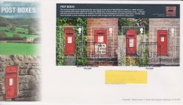 United Kingdom FDC Mi Block 52 Post Boxes - Cancellation Wakefield, Yorkshire - 2009 - 2001-10 Ediciones Decimales