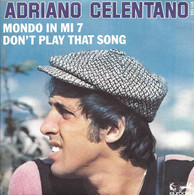 SP 45 RPM (7")  Adriano Celentano  "  Don't Play That Song  " - Otros - Canción Italiana