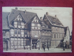 GERMANY / QUEDLINBURG / KLOPSTOCK HAUS / 1910 - Quedlinburg