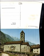 482306,Giornico Chiesa San Nicolao Kirche Bergkulisse Kt Tessin - Giornico