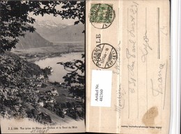 482360,Vue Prise De Glion Sur Chillon Et La Dent Du Midi B. Veytaux Kt Waadt - Veytaux