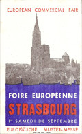 FOIRE EUROPEENNE  STRASBOURG  1er SAMEDI DE SEPTEMBRE - F