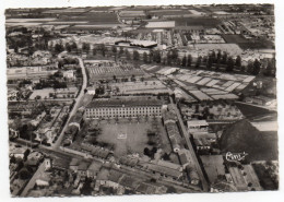 CASTELSARRASIN--1957--Vue Aérienne-Route De Bordeaux Et Le Canal,cpsm 15 X 10 N°23024 A éd Combier-Beau Cachet -BLASON - Castelsarrasin