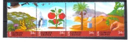 GUT1079 UNO  NEW YORK 2001   MICHL NR.  884/87 Viererstreifen  ** Postfrisch SIEHE ABBILDUNG - Unused Stamps