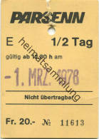 Parsenn 1/2 Tag 1978 - Europa