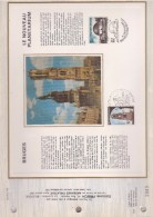 Carte Max CEF 1718 Et 1722 Bruges - Le Nouveau Planétarium De Bruxelles - 1971-1980