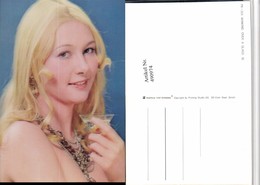 Delcampe - 490974,3D 3 D 3-D Karte Wackelkarte Winking Over A Glass Frau Portrait - Sonstige & Ohne Zuordnung