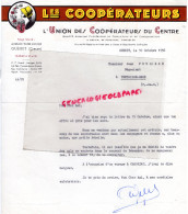 23 - GUERET - BELLE FACTURE LES COOPERATEURS- COOP- AVENUE PIERRE LEROUX-1956 - 1950 - ...