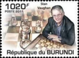 BURUNDI 2011 CHESS 4 Values Set + Miniature Sheet MNH - Ungebraucht