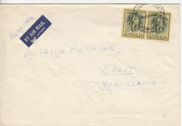 Autralia Air Mail Letter Cover Travelled 196? To Yugoslavia B160802 - Covers & Documents