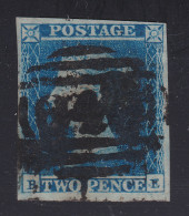 GB 2Pence Blau Ung. Mi#4 Entwertet - Usados