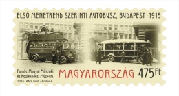 HUNGARY - 2015. Centenary Of The The First Scheduled Bus Service, Budapest  MNH!!! - Nuevos