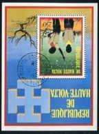 HAUTE-VOLTA : Y&T (o) BLOC N° 5K " Scoutisme, Connaissance Des étoiles " - Used Stamps