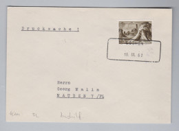 Heimat FL ESCHEN 1962-03-16 Aushilfsstempel Brief Nach Mauren - Lettres & Documents