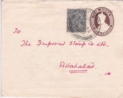 INDE ENTIER POSTAL  1932 - Covers