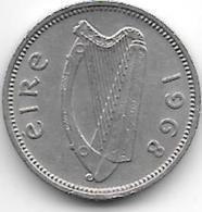 Ireland  3 Pence   1968  Km 12a    Xf+ - Ireland