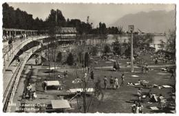 CPA Schweiz/Suisse: Lausanne - Ouchy - Bellerive-Plage, 1937, 2 Scans - Bellerive