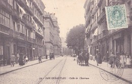 ESPAGNE-SAN SEBASTIAN 1913-calle De Churruca - Guipúzcoa (San Sebastián)