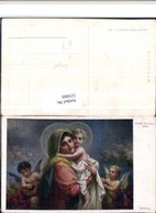 521069,Künstler AK Hans Zatzka Madonna Jesuskind Engeln - Zatzka