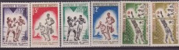 Dahomey 1963 213-18 172-77 Sport Games Dakar BOXING SOCCER CALCIO BOX MNH - Nuovi
