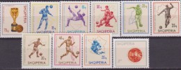 ALBANIA 1966 MNH World Cup Football - Coppa Del Mondo Calcio SOCCER 10v - 1966 – Angleterre