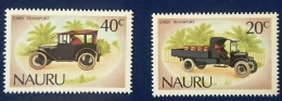 NAURU Automobiles, Voitures, Cars, Coches.camionette, Yvert N°316+18. ** MNH Dentelé, Perforate - Autos