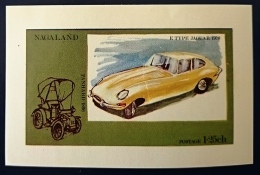 NAGALAND Automobiles, Voitures, Cars, Coches, JAGUAR  Type E 1970** MNH Dentelé, Perforate - Autos