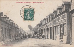 SAINT OUEN (80)  RUE DE LA GARE - EDIT. FRANCOIS LOUVEL - Saint Ouen