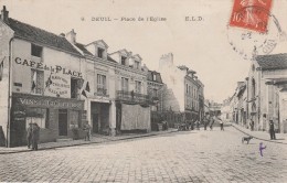 95 - DEUIL - Place De L'Eglise - Deuil La Barre