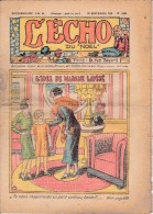 L'ECHO DE NOEL 29 Septembre 1935 L'idée De Madame Lavisé,récits Du Missionnaire (en Chine), Le Chardon Royal ... - 1900 - 1949