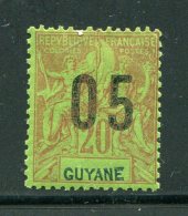 GUYANE- Y&T N°68 A - Neuf Avec Charnière * (chiffres Espacés) - Neufs