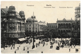 CPA Deutschland/Allemagne: Berlin - Fürstenhof - Potsdamer Platz - Potsdamer Bahnhof, 2 Scans - Dierentuin