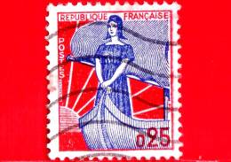 FRANCIA - Usato - 1960 - Marianne à La Nef  - 0.25 - 1959-1960 Marianna Alla Nef